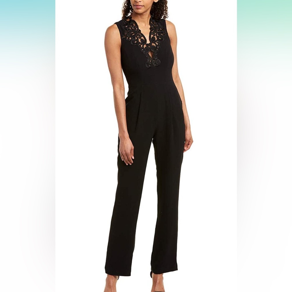 NWT Dress the Population Emerson black jumpsuit xs